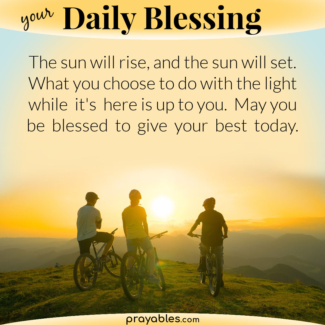 Blessing Sunrise Light Prayables
