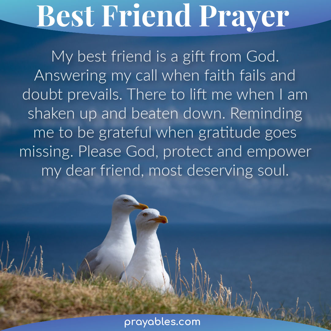 Prayer Best Friend Prayables