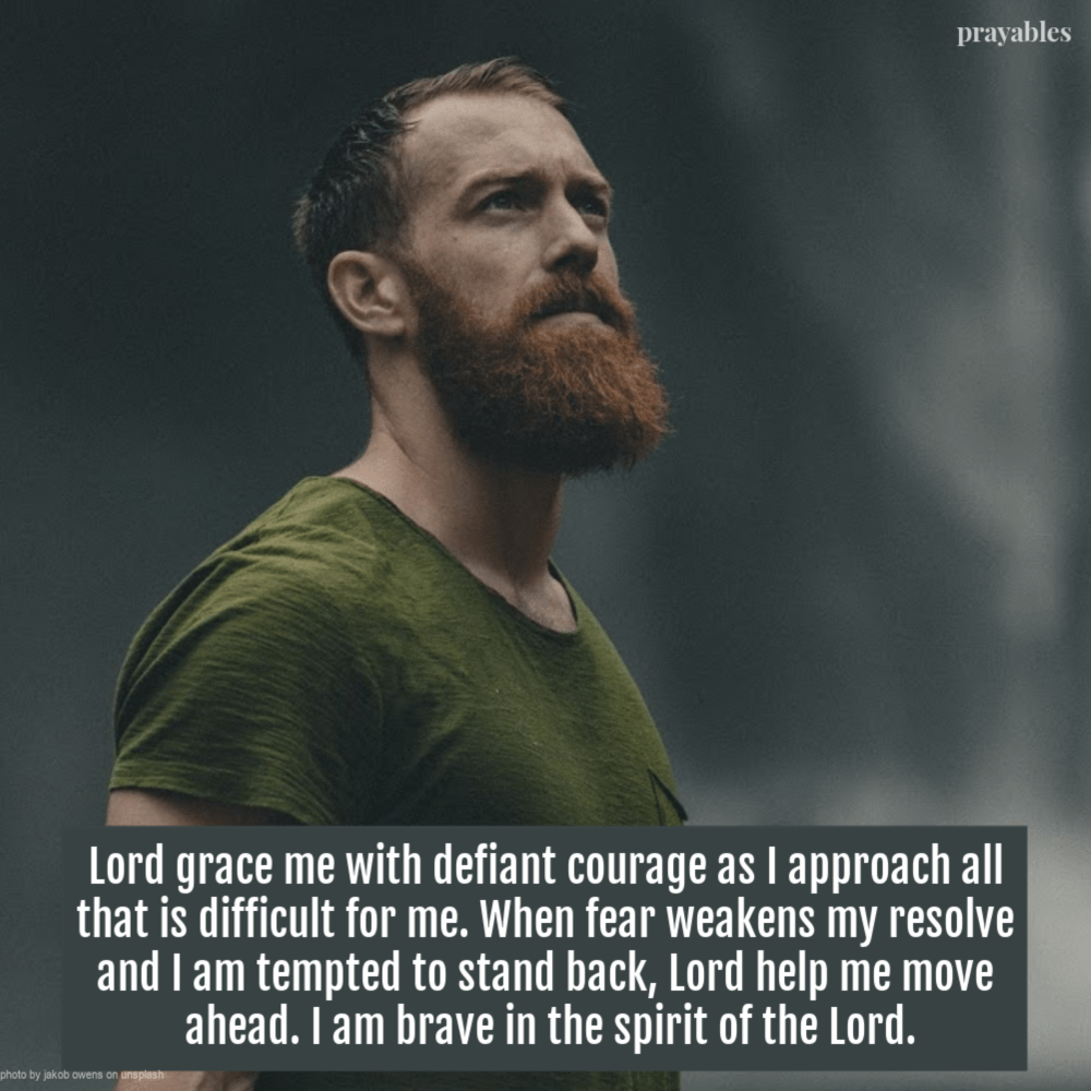 Prayer Defiant Courage Prayables