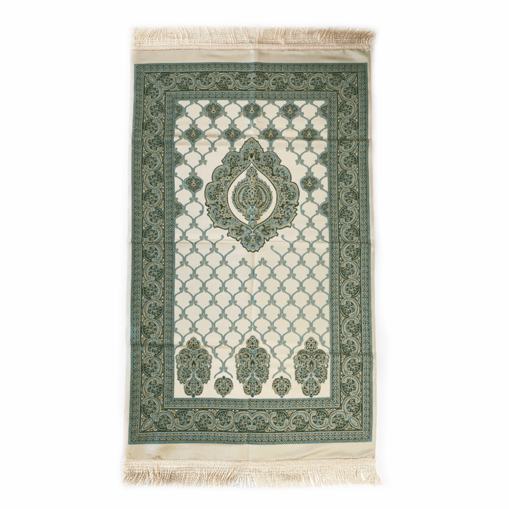 Elegant Juniper Green Prayer Mat Islamic Prayer Mats