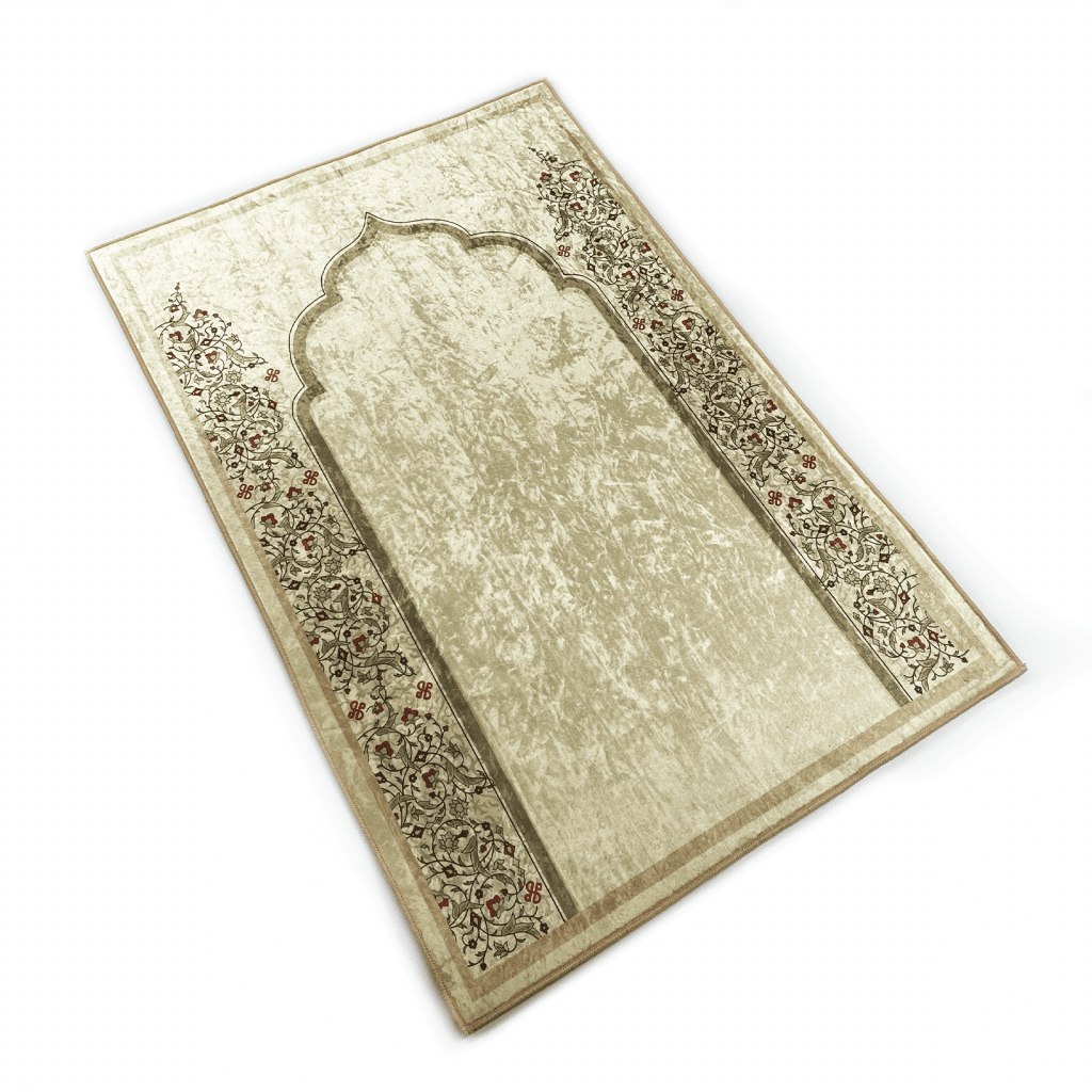 Sabella Adults Gold Prayer Mat Islamic Prayer Mats