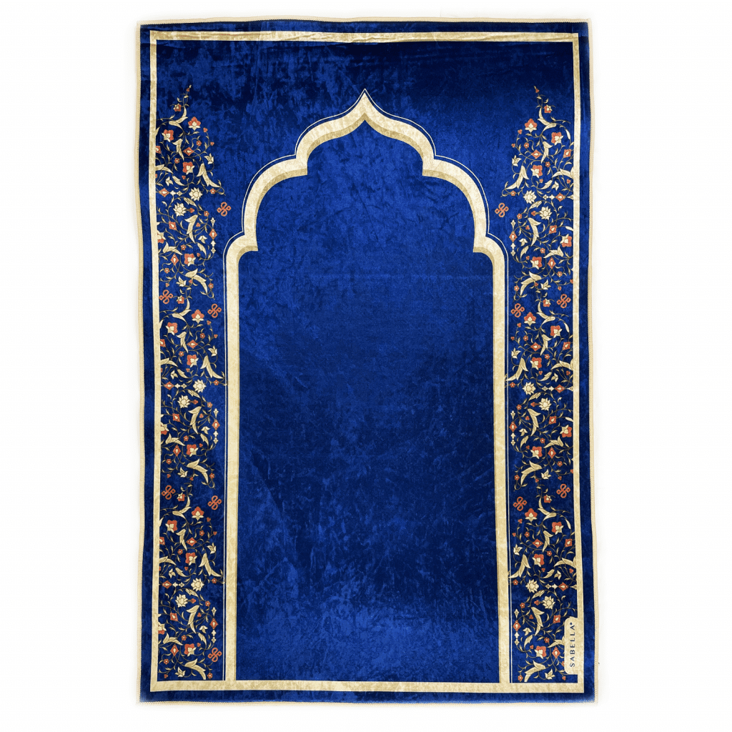 Sabella Adults Blue Prayer Mat Islamic Prayer Mats