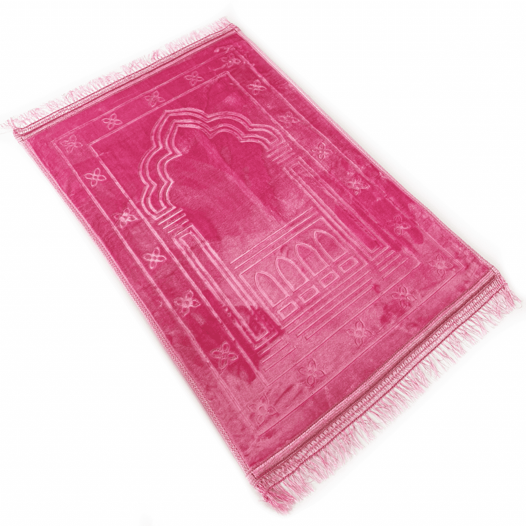 Adults Large Pink Padded Prayer Mat Islamic Prayer Mats
