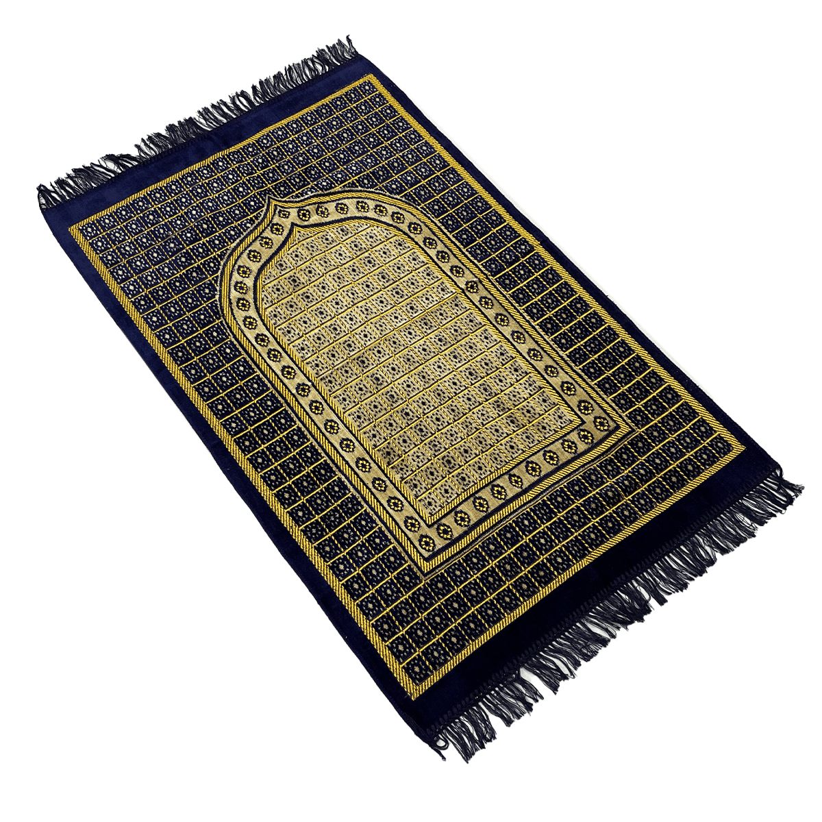Adults Blue Traditional Prayer Mat Islamic Prayer Mats