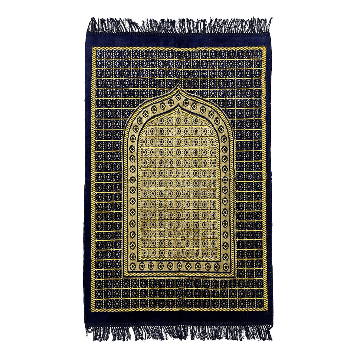 Adults Blue Traditional Prayer Mat Islamic Prayer Mats