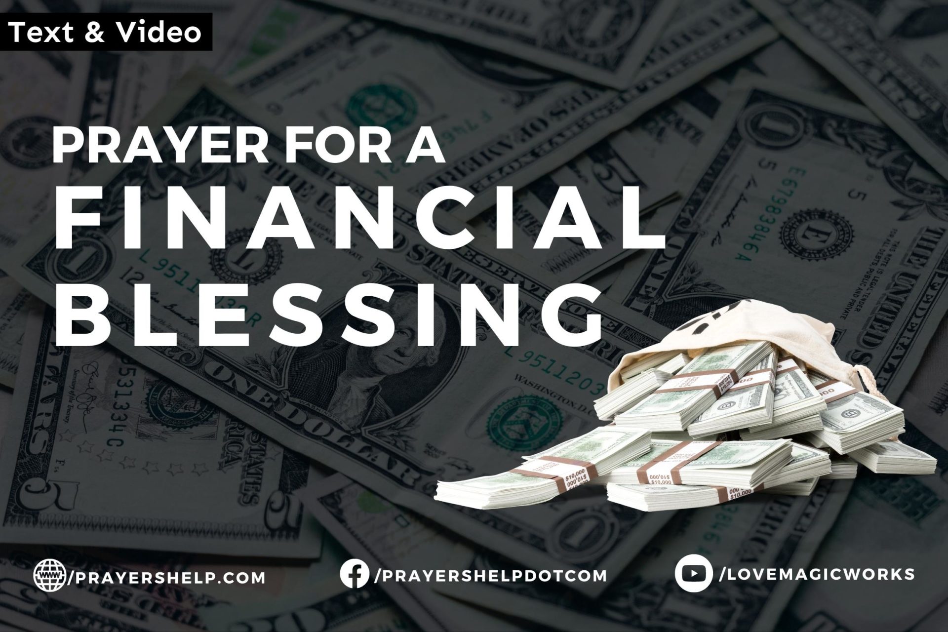 Prayer for a Financial Blessing Prayers Help