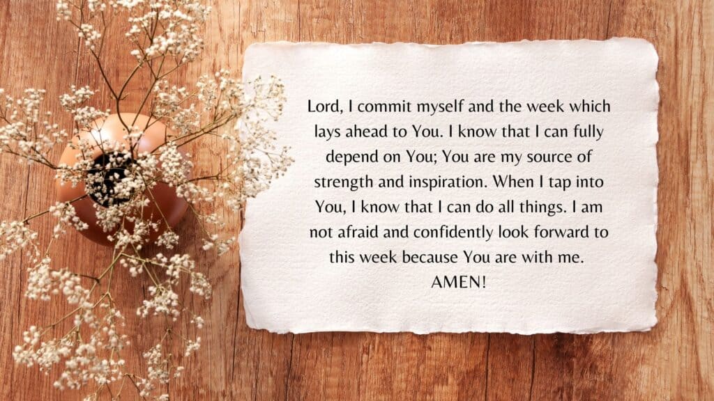 Powerful Monday Prayer Blessings to Kick Off Your Week