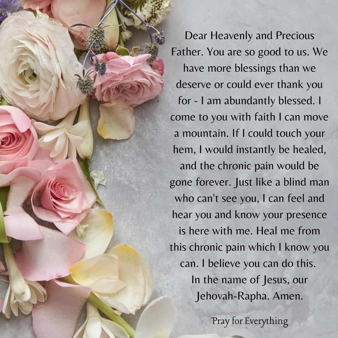 Powerful Prayers for Pain Relief