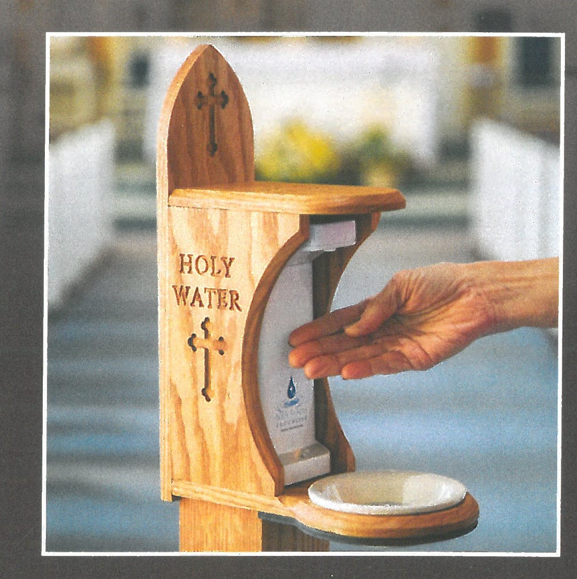 Touchless Holy Water Font? PrayTellBlog