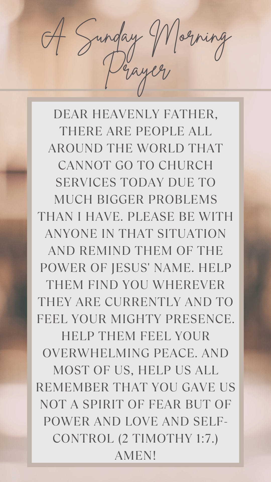 15 Short Sunday Morning Prayers and Powerful Blessings Pray With