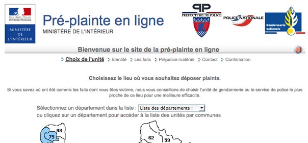 Déposer une préplainte en ligne comment ça marche