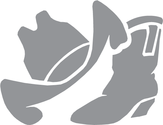 Cowboy Boot and Hat Precut Patterns