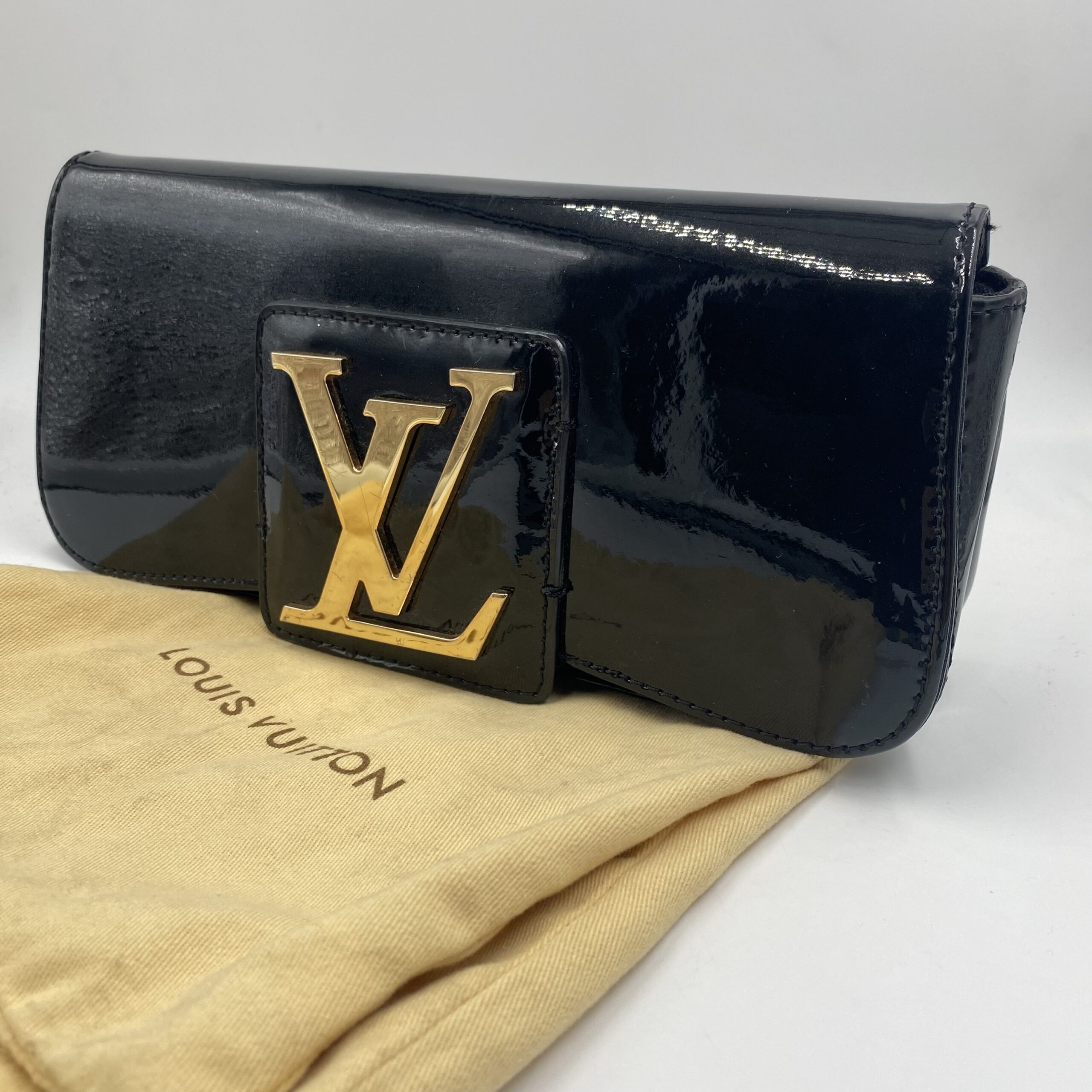 Louis Vuitton black clutch Pre Porter
