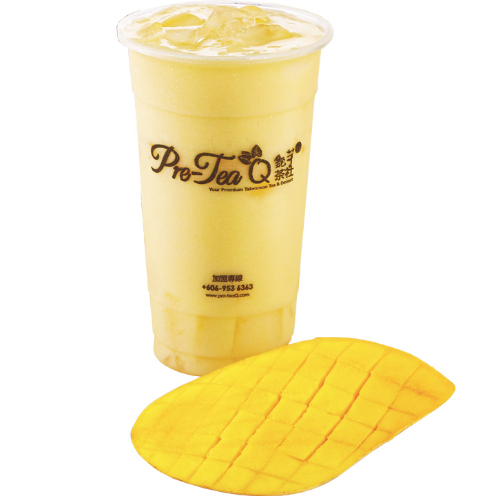 Mango Fresh Milk PreTea Q