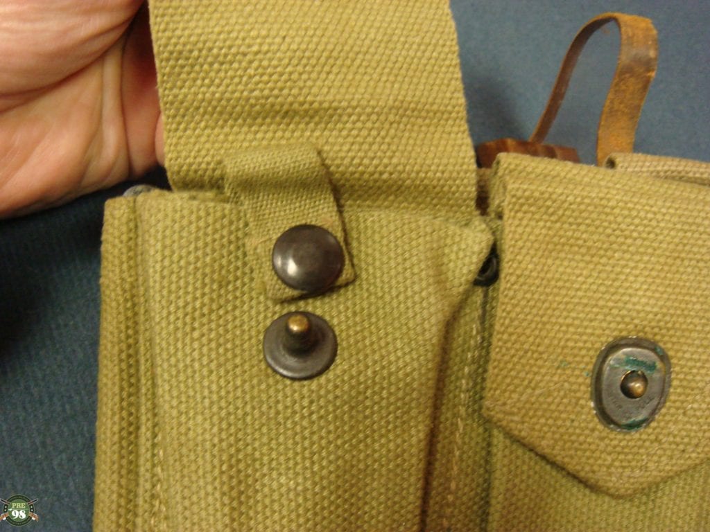 M8 US WW2 1942 khaki M1 Garand 10 pocket ammo belt Mint! Pre98 Antiques