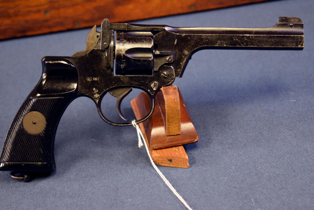 SOLD BRITISH WW2 1943 DATED ENFIELD No.2 MkI∗∗ SERVICE REVOLVER