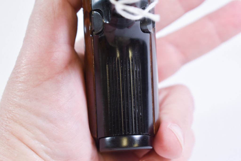 SOLD LIKE NEW BOX EARLY 1980'S BERETTA MODEL 92SB COMPACT 9mm PISTOL, WALNUT GRIPS, TONY SOPRANO