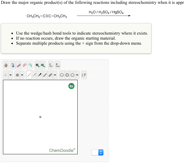 OneClass Draw the major product(s) of the following reactions