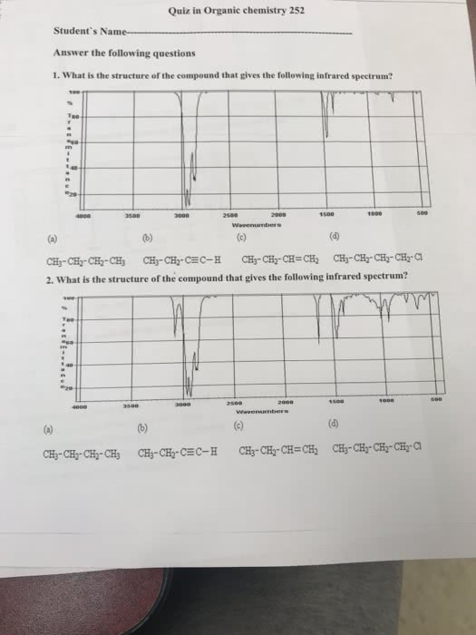 OneClass Quiz Name of student Answer the following Questions 1