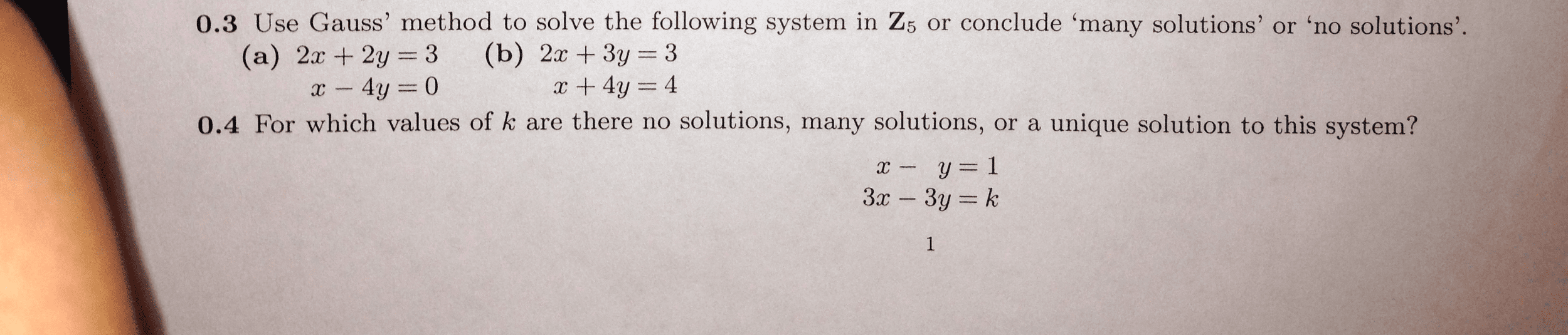 Oneclass: How Many Solutions Over The Complex Number System Does This Polynomial Have? 3X^6-X^3-4X^2+...