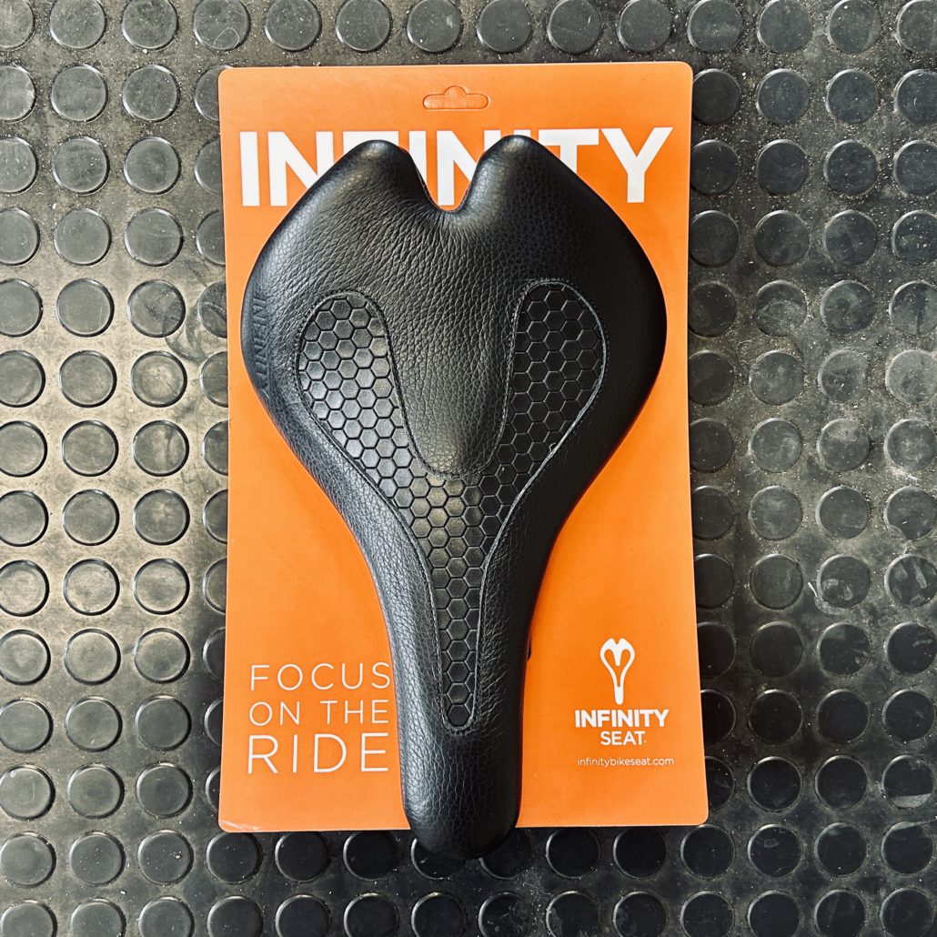 Infinity Bike Seat Black Elite E1X Precise Performance