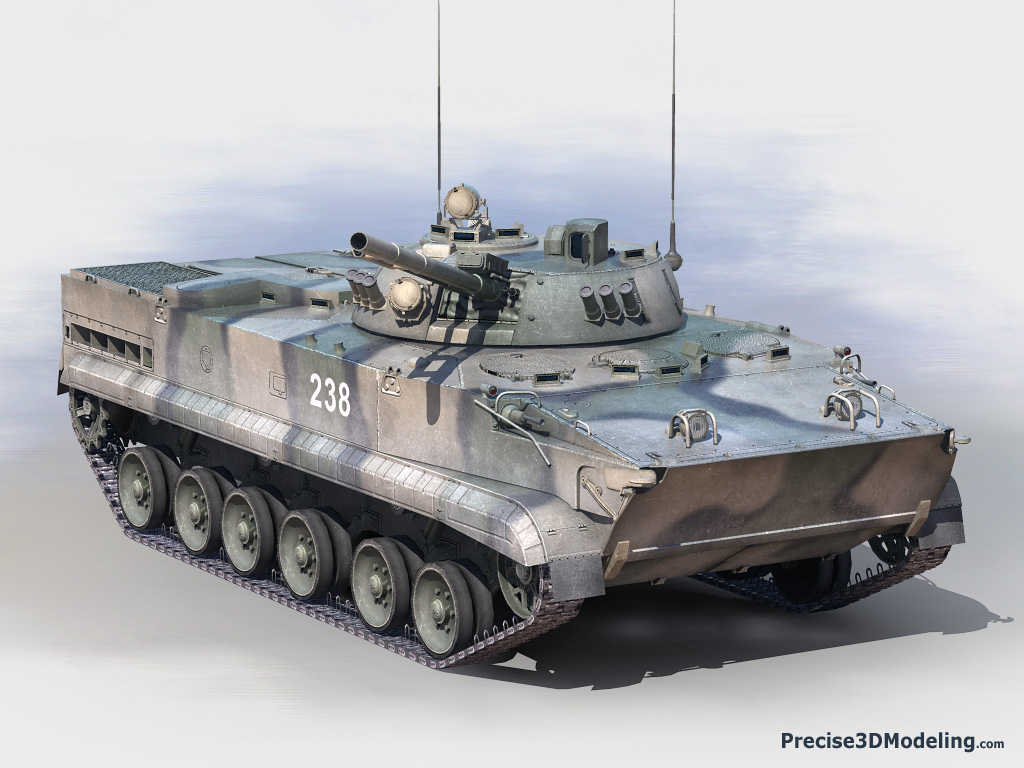 Russian BMP3 infantry combat vehicle