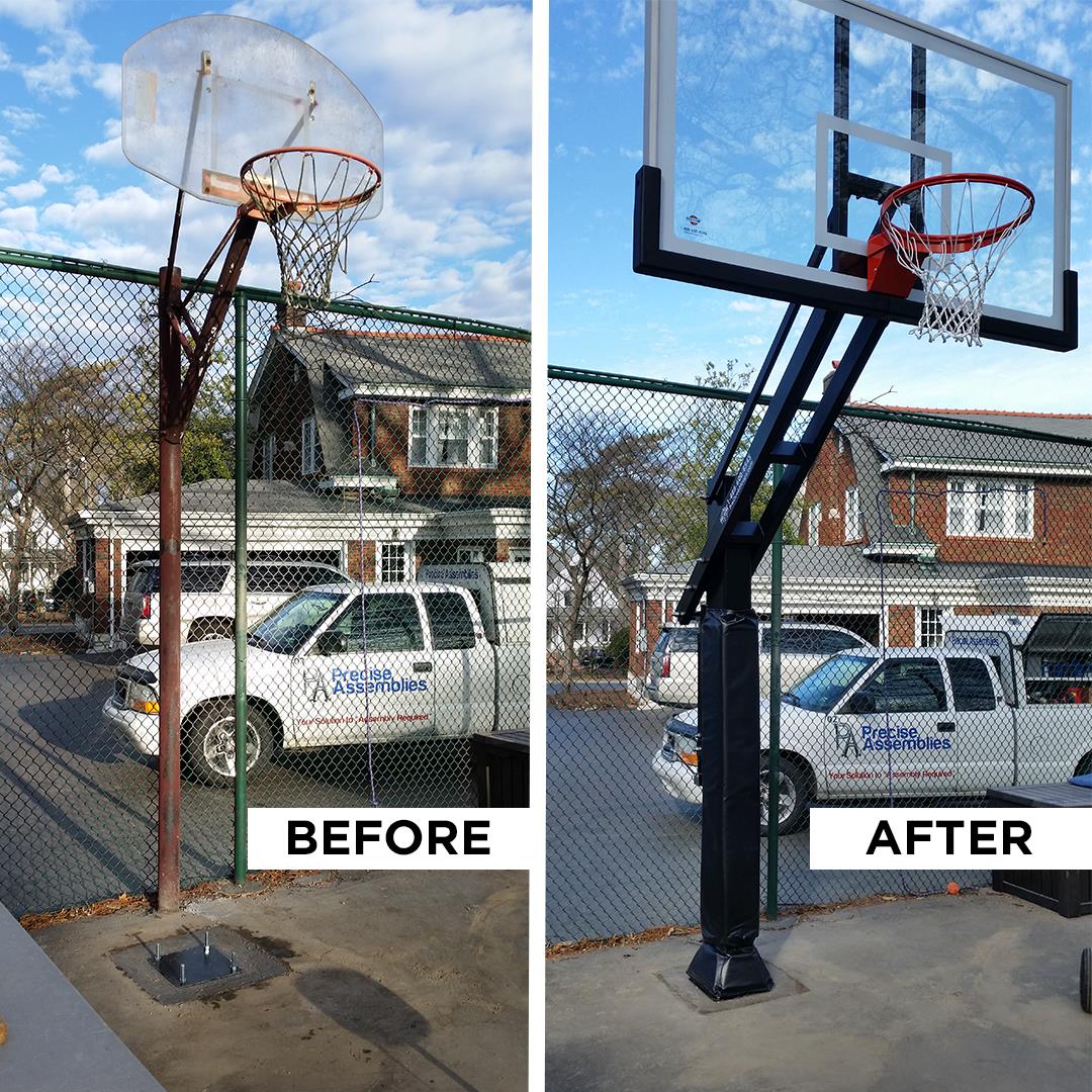 Basketball Hoop Installation Precise Assemblies