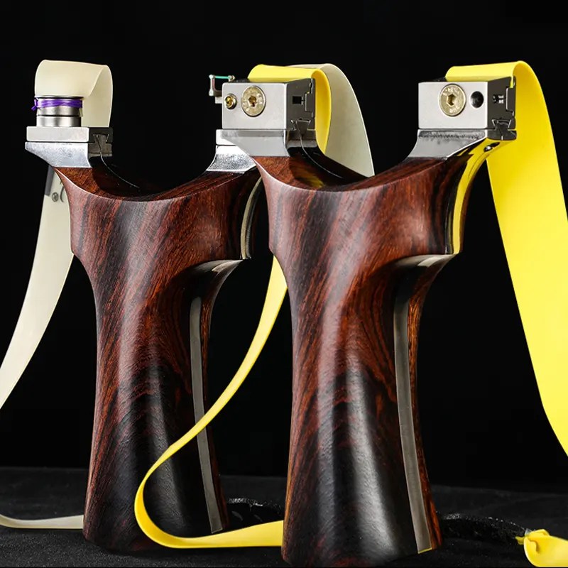 Silent Titanium Slingshot Alloy Replaceable Head Professional