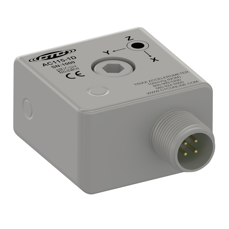 CTC Triaxial accelerometer side Precise Vibration & Alignment
