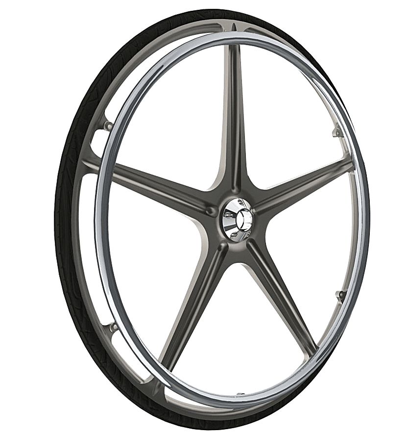 HandCrafted Billet Aluminum Wheelchair Wheels