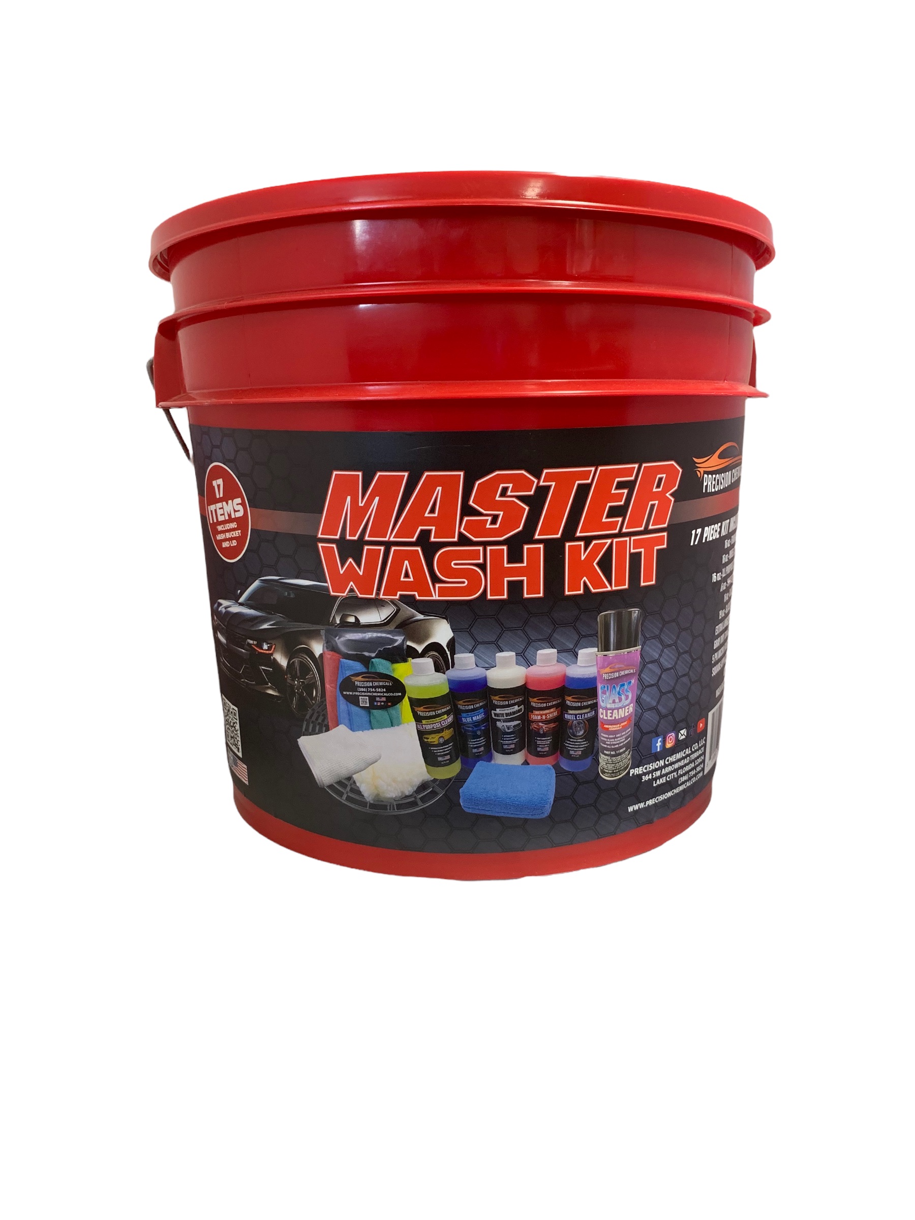 Master Wash Kit 17 Piece Kit Precision Chemical