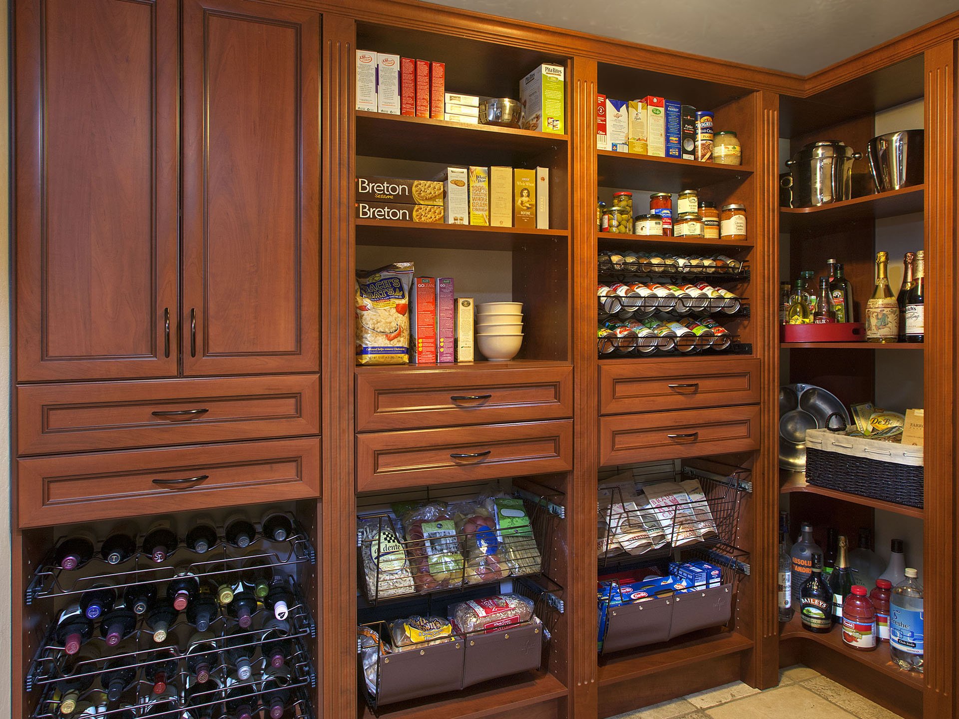 Custom Kitchen Pantries in Salt Lake City Precision Closets & Garage