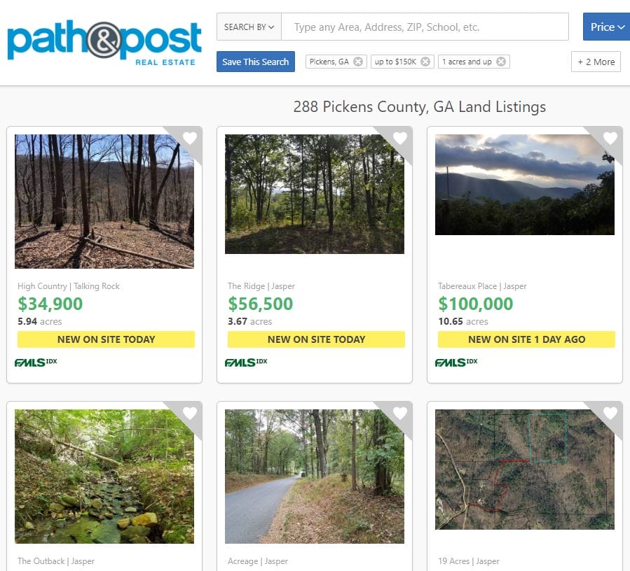 New Homes Pickens County GA Find Your Ideal Pickens County GA Lot