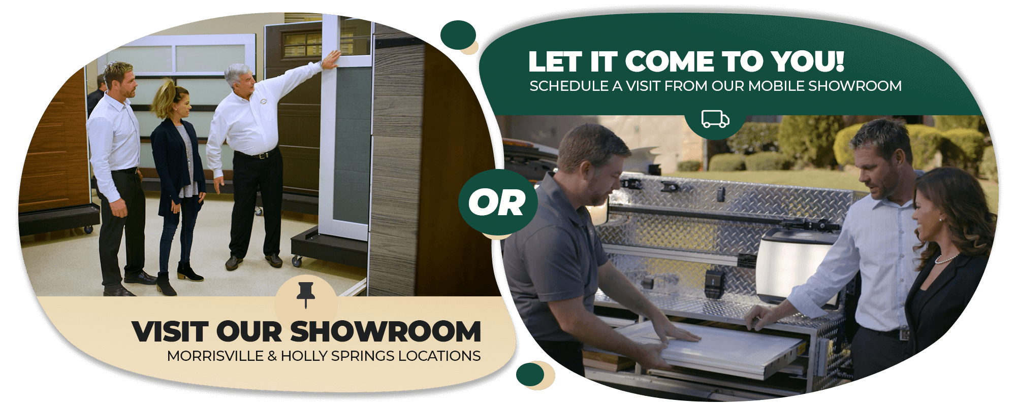 Precision Garage Door Showroom in Morrisville, NC Serving the