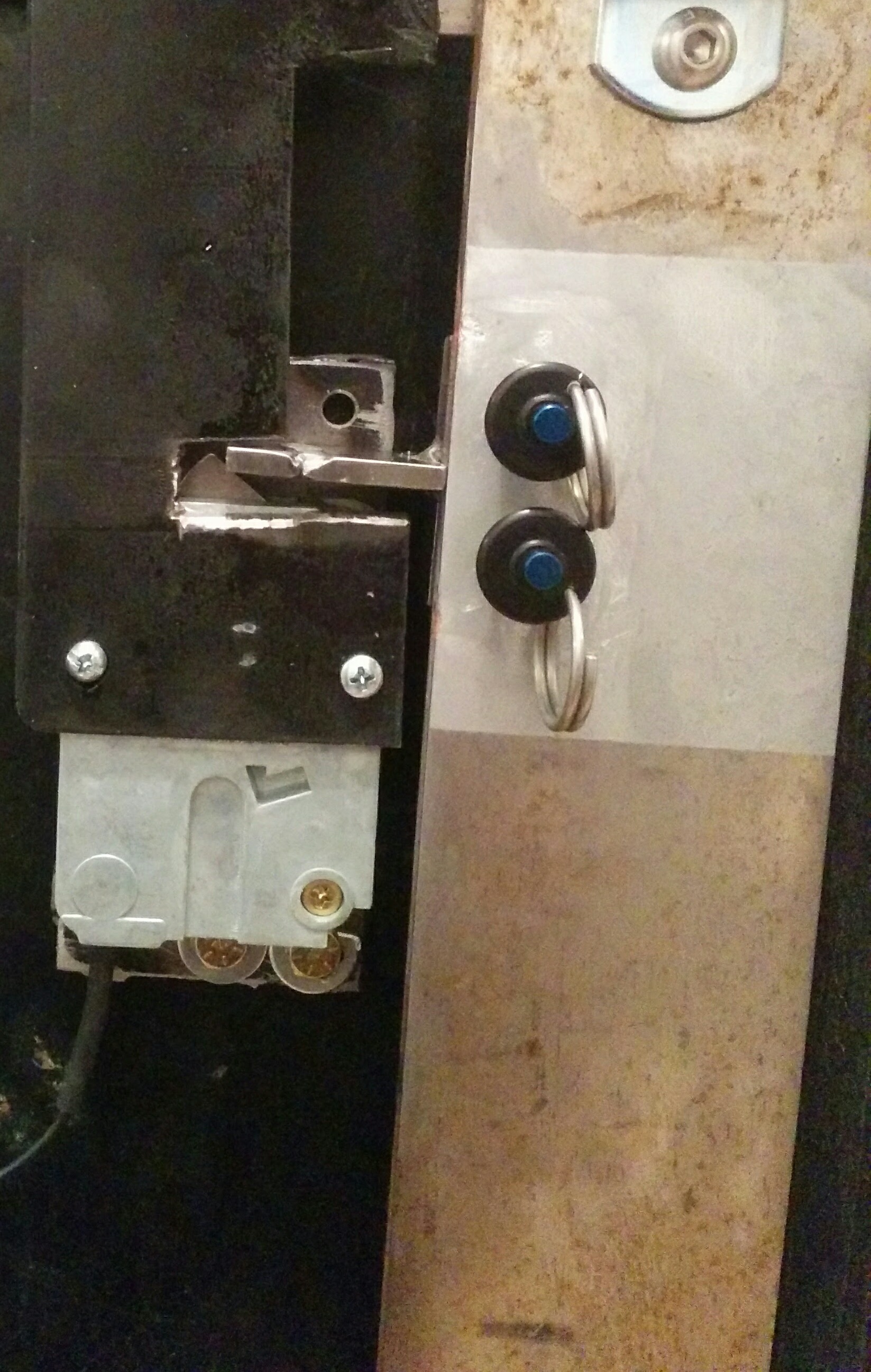 Vault Door Electronic Lock Retrofit and Emergency Release Fabrication Locksmith and Safes