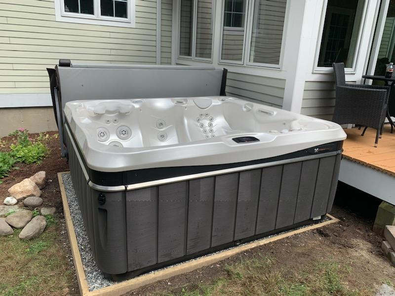 Patio Stones For Hot Tub Base Patio Ideas