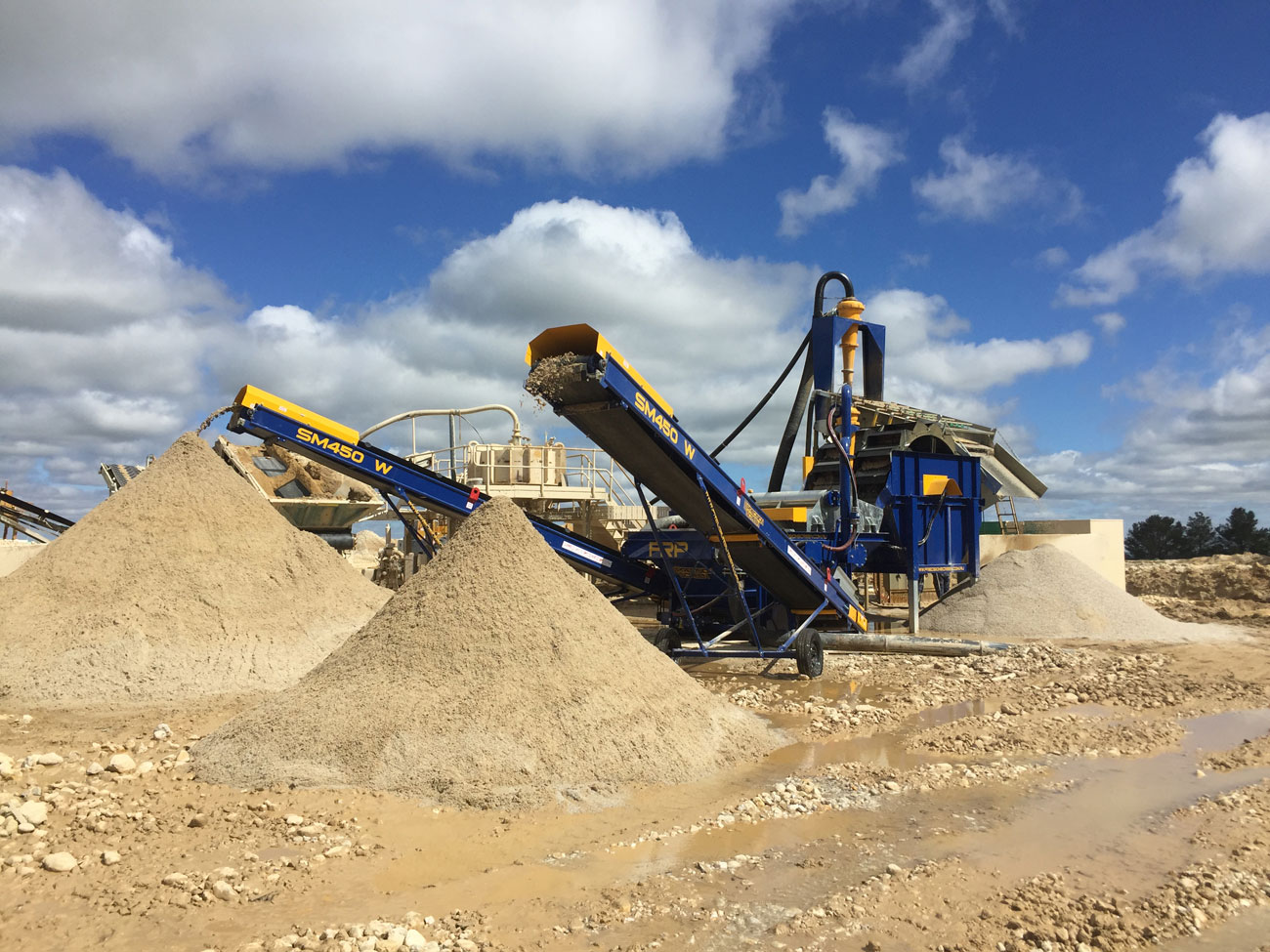 Mobile Washing Plant for Sale Precisionscreen Modular Sand Washing