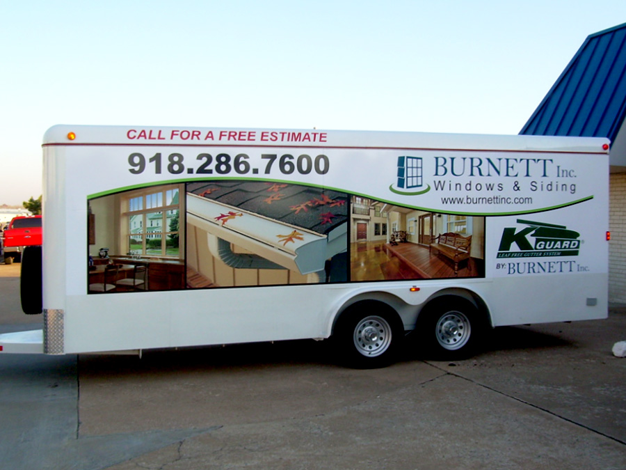 Tulsa Enclosed Trailer Graphics Precision Sign & Design