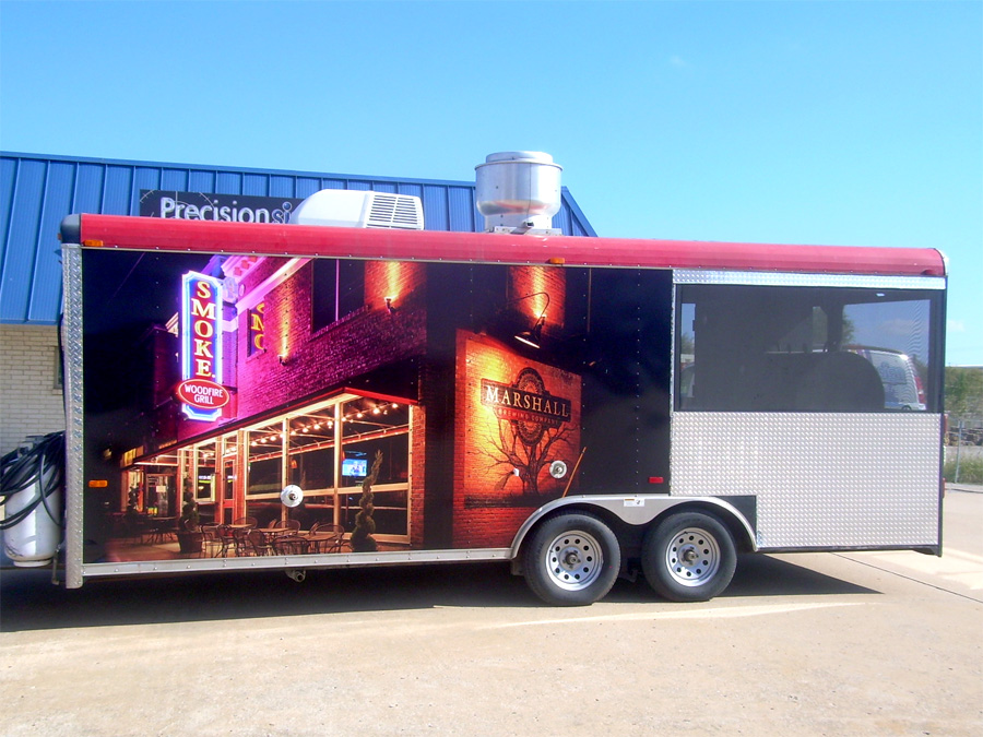 Tulsa Concession Trailer Wrap Precision Sign & Design