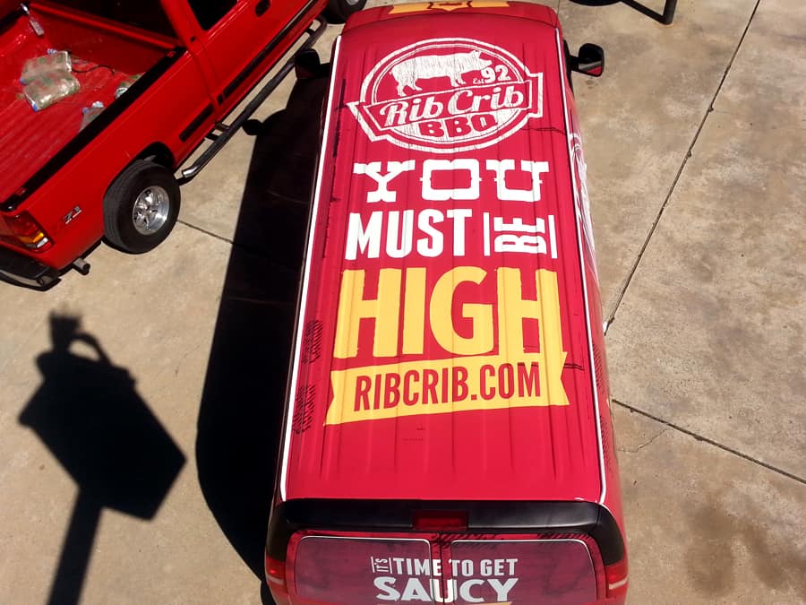 Rib Crib Complete Van Wrap Precision Signs Tulsa