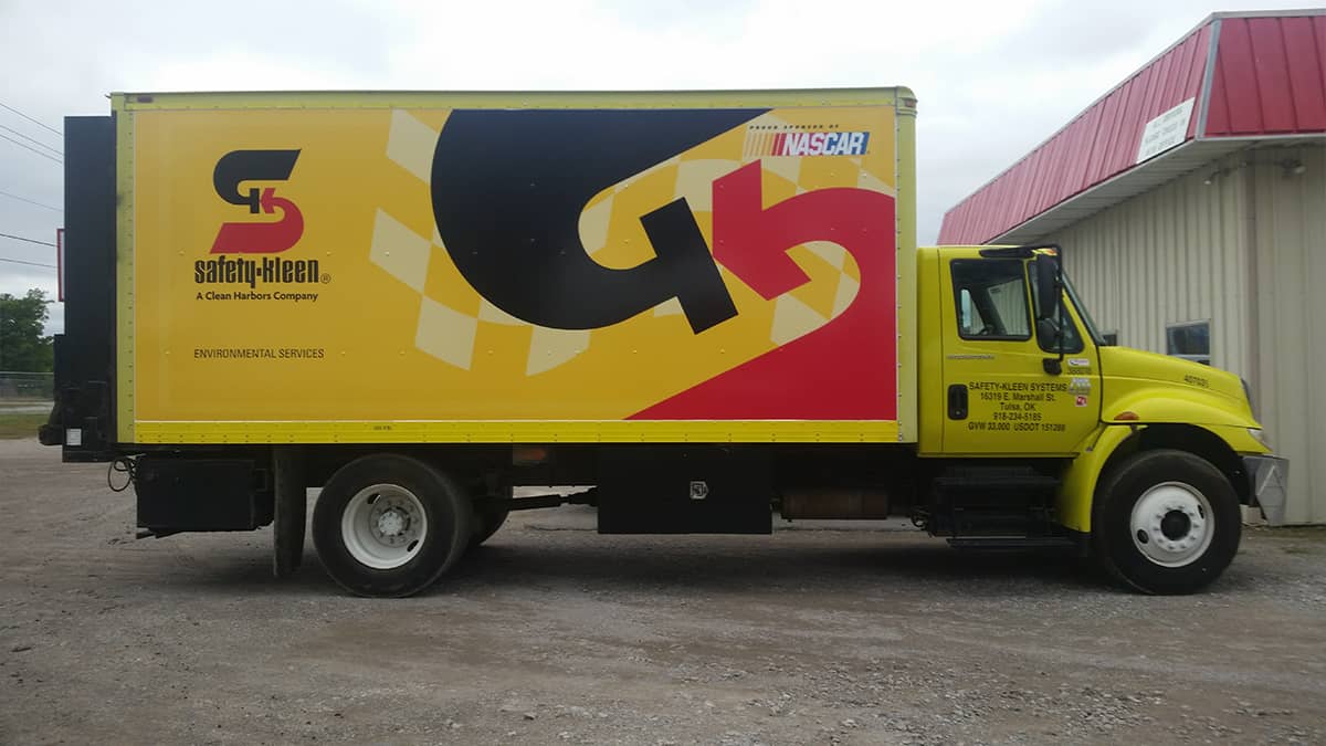 Safety Kleen Box Truck Wrap Precision Sign & Design