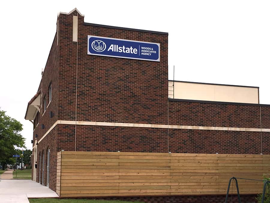 Allstate Insurance Broken Arrow Location Sign Installation Precision
