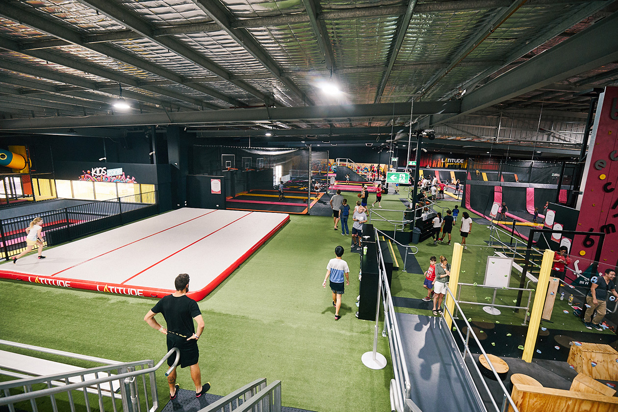 Latitude Trampoline Centre, Perth, WA Precision Tech Building Concepts
