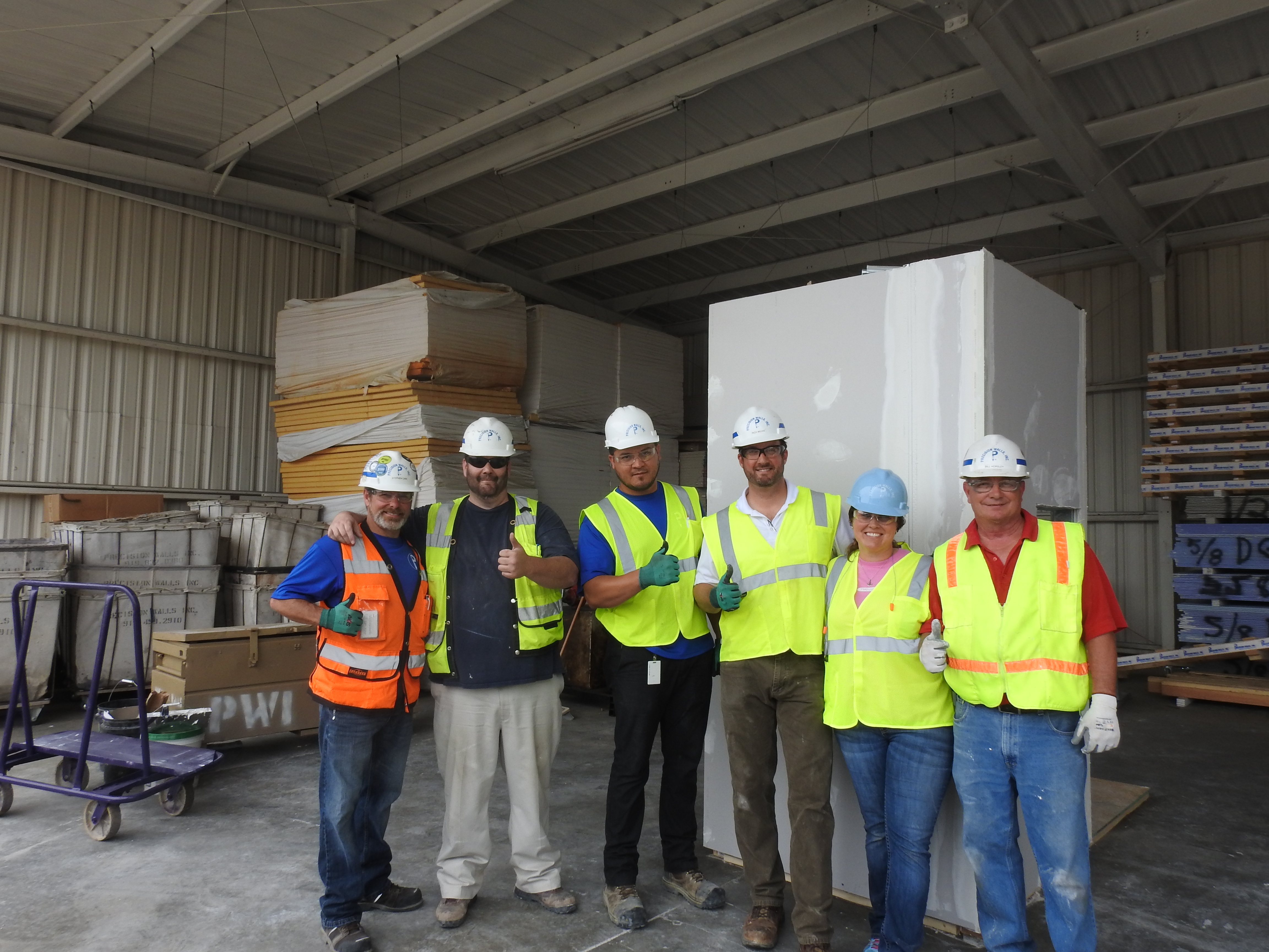 team... Precision Walls Inc.