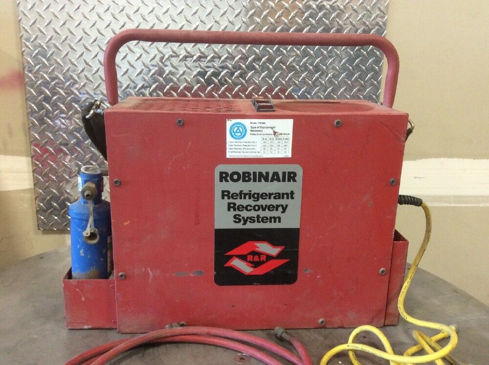 ROBINAIR 17650A REFRIGERANT RECOVERY RECYCLING MACHINE Precision