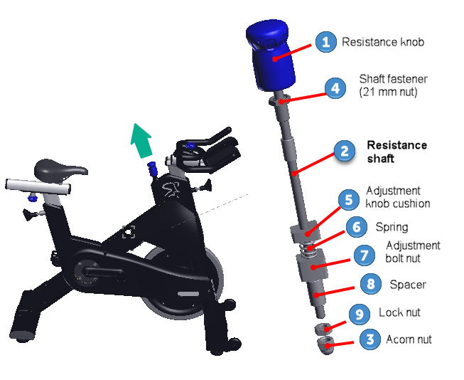 Resistance Knob Replacement