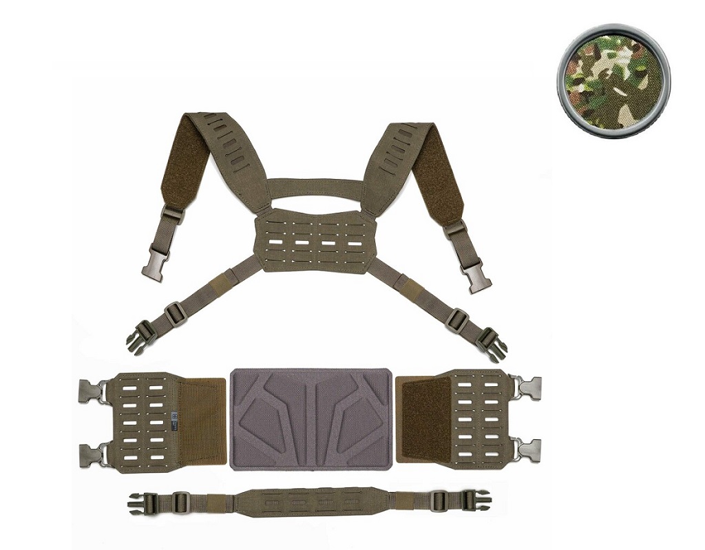 Chest Rig Conversion Kit Concamo jeden zestaw, wiele połączeń.