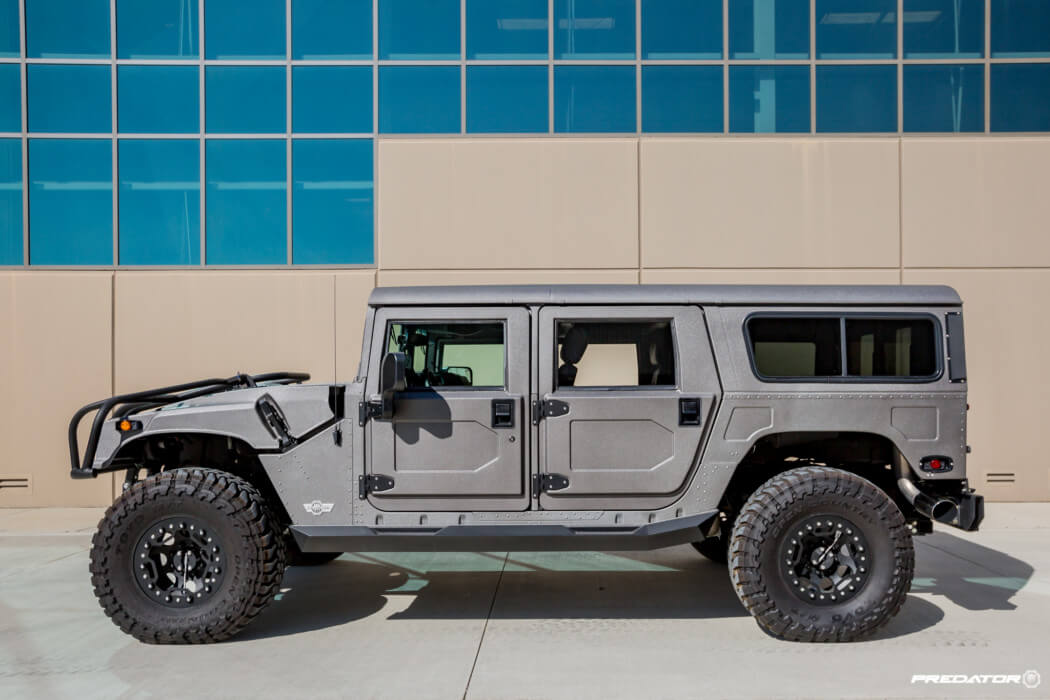 Hummer H1 gets a unique LineX Exterior & Interior coating