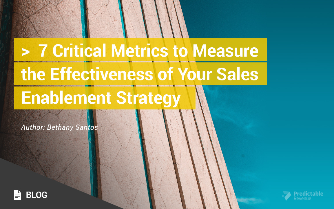 7 Critical Metrics to Measure the Effectiveness of Your ...