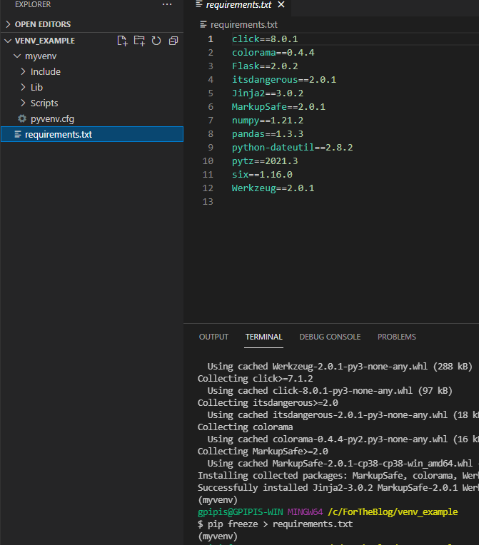 How to work with VS Code and Virtual Environments in Python
